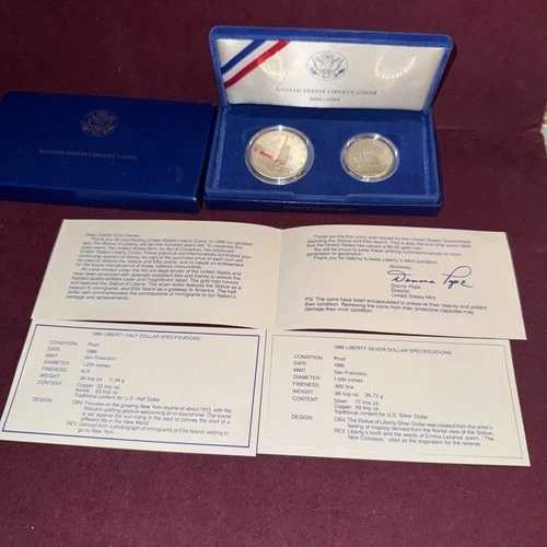 1986年アメリカ合衆国自由記念プルーフ銀貨セット