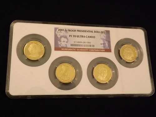 2007年 -S 大統領 4枚セット NGC PF 70 ウルトラカメオ 42,900円