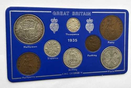 1935年ヴィンテージ英国コインギフトセット（レトロ91歳の誕生日/誕生年のプレゼント）