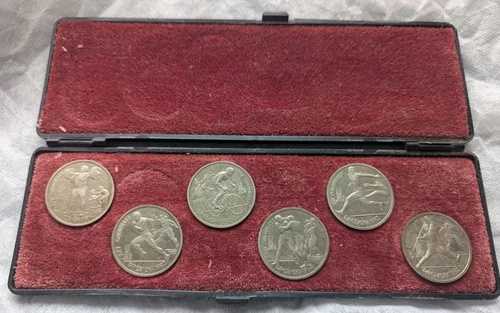 ロシア 6枚セット、1ルーブル 1991年バルセロナオリンピック