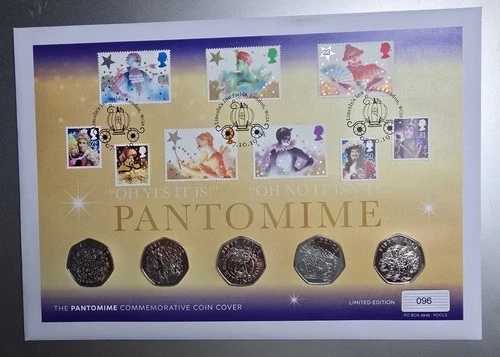 50 p 2019 ガーンジー パントマイム コレクション 50ペンス コインセット FDC カバー