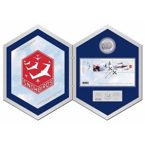 2006年 5ドル銀貨と切手セット - カナダ軍スノーバーズ 56,100円