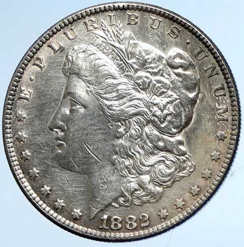 1882年 P アメリカ合衆国 モルガン オールドドル シルバーコイン イーグル i113238｜WORLD RESOURCE【QUEEN店】