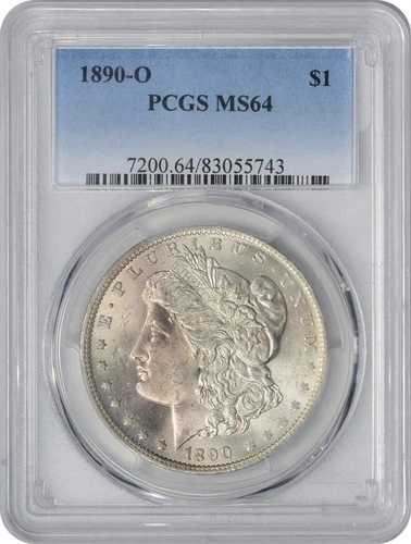 1890-O モルガン銀貨 MS64 PCGS|WORLD RESOURCE【QUEEN店】