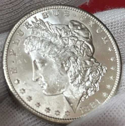 1881 S PL モーガン銀貨 ゴージャスな宝石 +++?? 品質良好 ??
