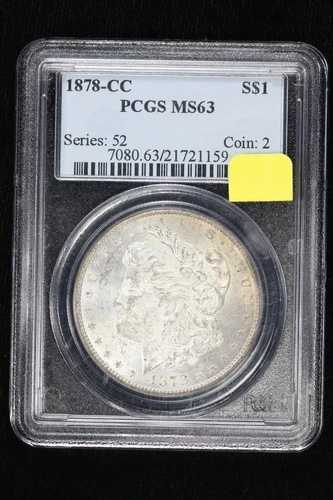 1878-CC モルガン・ダラー PCGS MS 63 3XQW