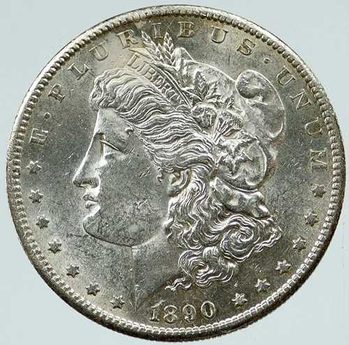 1890年代 アメリカ合衆国 オールドシルバー モルガン USドルコイン イーグル i117081