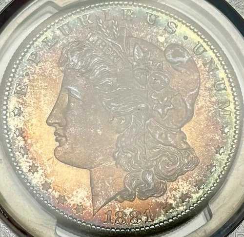 1881-S モーガン銀貨 トーン加工 - PCGS MS66+ プラス - ?COINGIANTS?