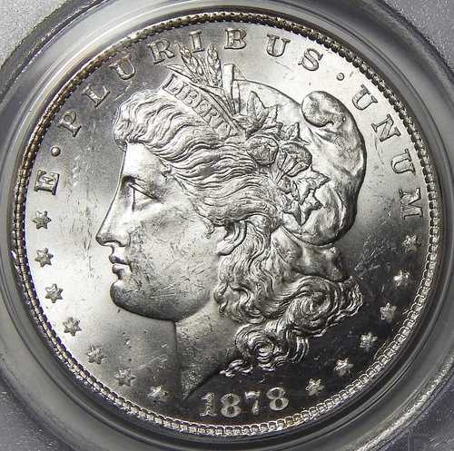 1878年 8TF PCGS MS63 モーガン・ダラー - オールドホルダー