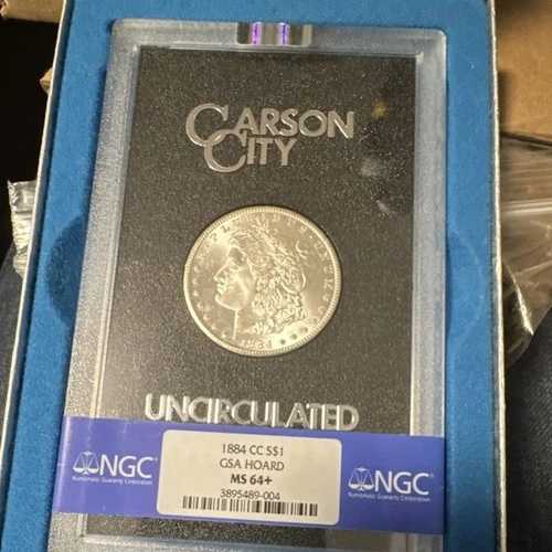1884年 モルガン銀貨 カーソンシティ GSA ホード NGC MS 64+ 未流通