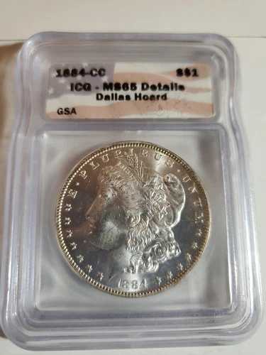 1884年CCモルガン銀貨 PCGS MS65+ - GSAコイン