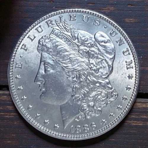 1886-P モルガン銀貨 約未使用