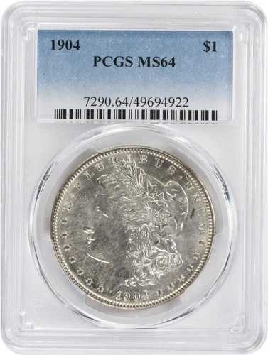 1904年 モルガン銀貨 MS64 PCGS｜WORLD RESOURCE【QUEEN店】