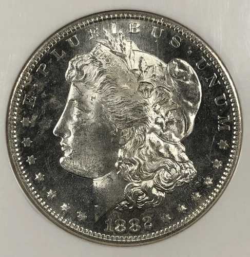 1882-S モルガン・ダラー 1.00。NGC MS64。DPL。