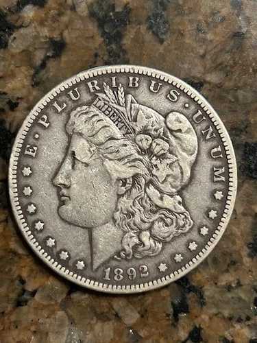 1892年モルガン銀貨