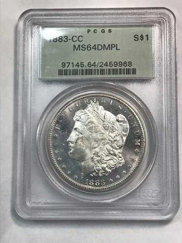 1883 CC モーガン - PCGS MS64 DMPL ディープミラープルーフ（#Da65） 187,000円