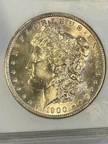 1900-O/CC $1 モーガン・ダラー ANACS MS-62 トップ100 VAM-11 - ブラストホワイト