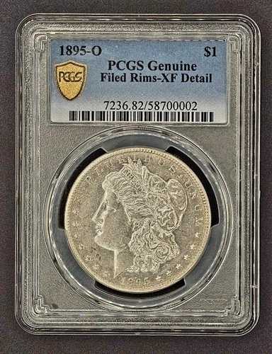 1895-O モルガン銀貨 - XF 詳細 - PCGS ホルダー