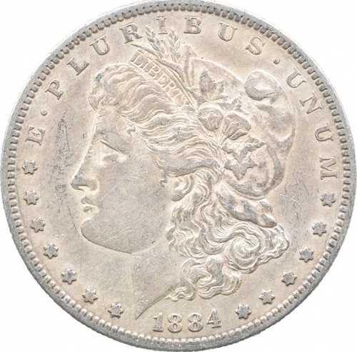 1884-S モルガン銀貨 *5088