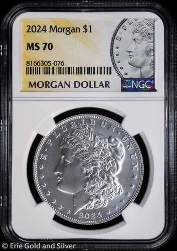 2024 P & S $1 モルガン＆ピースドル 6枚セット NGC MS 70 & PR 70