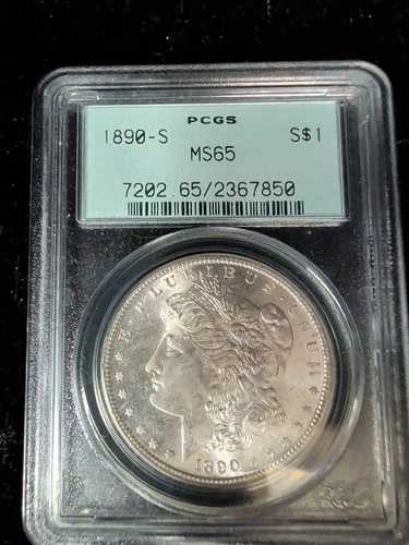 1890年 S モーガン銀貨 $1 PCGS MS-65 - 2367850｜WORLD RESOURCE【QUEEN店】