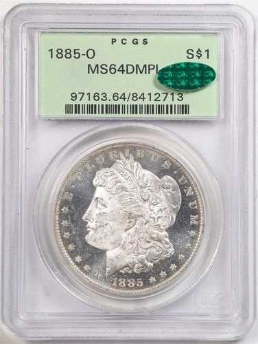 1885-O 1ドル モルガン銀貨 MS64DMPL PCGS CAC 8412713 オールドグリーンホルダー｜WORLD RESOURCE【QUEEN店】