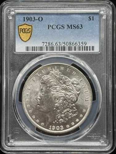 1903年 O モルガン銀貨 PCGS MS-63