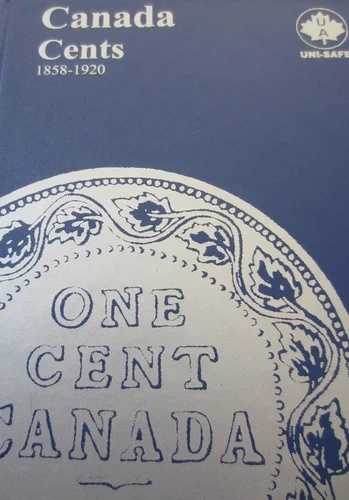 カナダ ラージセント硬貨セット (1859 - 1920) - UNI-Safe Blue Book.RJ