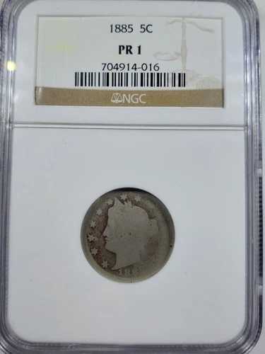 1885年 リバティヘッド ニッケル NGC Poor 1 PO1 - キーデート ローボールセット 58,685円