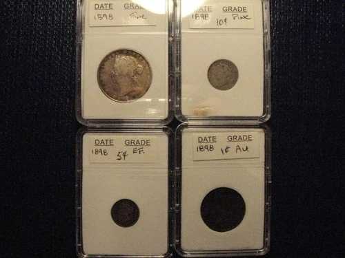 希少な1898年カナダコインセット 75,625円
