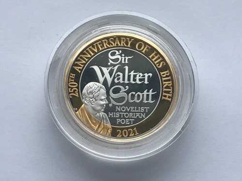 Simply-Coins 2021 サー・ウォルター・スコット 2ポンド シルバー プルーフ 限定 550