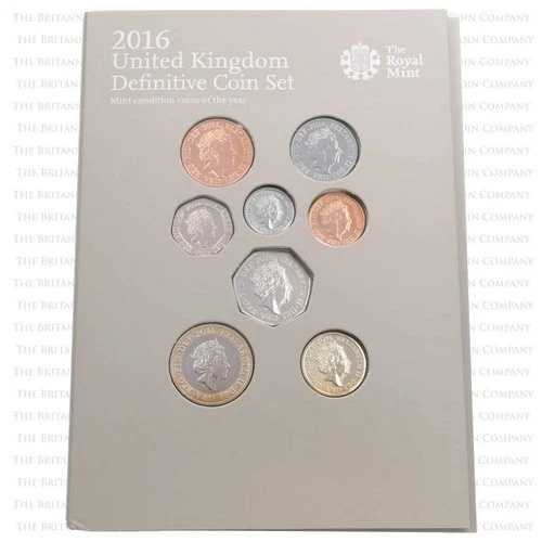 2016年英国ブリリアント未流通年次記念コインセット
