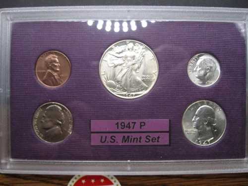 1947 P 米国造幣局セット ブリリアント 未流通!