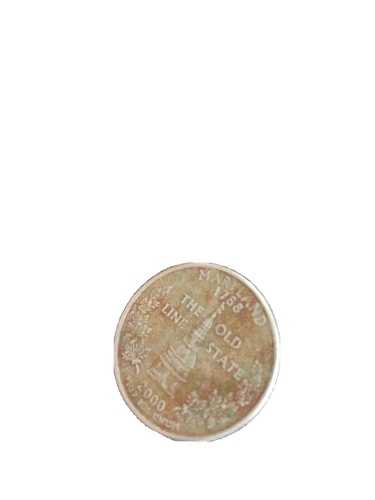 2000年に製造された、めちゃくちゃなメリーランド州のお金（25セント硬貨）