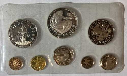 ? フランクリン・ミント発行 1974年 バルバドス初の国立貨幣プルーフセット ? 61,710円