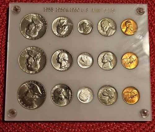 1958 1959 1960 米国造幣局 シルバーセット eBay に出品されていません!