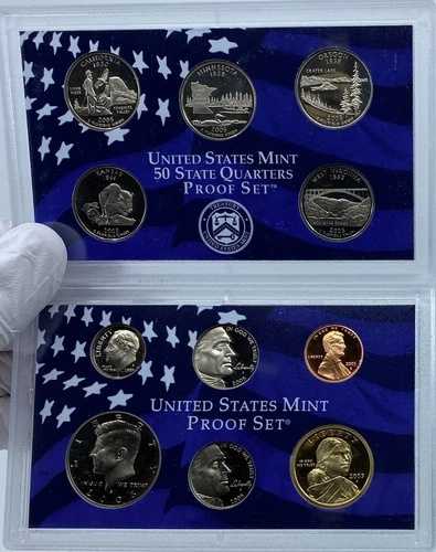 2005年 S アメリカ合衆国 米国造幣局 プルーフコインセット 州クォーター硬貨付き i121251
