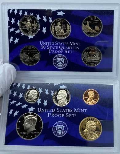 2003年 S アメリカ合衆国 米国造幣局 プルーフコインセット 州クォーター硬貨付き i121183