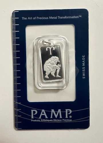PAMP スイス 牡羊座 星座ペンダント 5.2g 純銀ペンダント 999 非常に希少