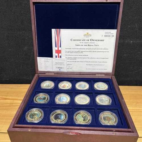 ウィンザーミント 英国海軍の艦船 24枚コインセット