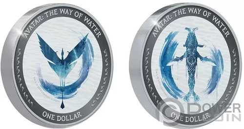 PANDORAN WILDLIFE AVATAR Way of Water セット 2x1オンス シルバーコイン $1 ニュージーランド LIVE-｜WORLD RESOURCE【QUEEN店】