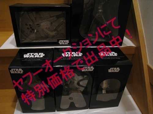 スターウォーズ フォースの覚醒 ローグワン プレミアムスケールフィギュア 5体セット ミレニアムF