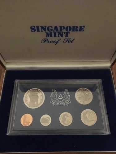 1974年シンガポール造幣局プルーフコイン6枚セット（箱入り）＆COA（3242912C）