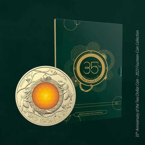オーストラリア造幣局 2023 - 2ドル硬貨35周年記念 14枚セット UNC 手持ち｜WORLD RESOURCE【QUEEN店】