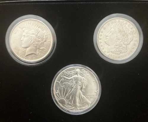 20世紀アメリカ銀貨3枚セット