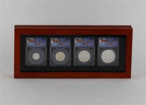 2017年カナダ $2-$5 シルバーメープルリーフ 4枚セット ANACS RP-70 DCAM 初リリース