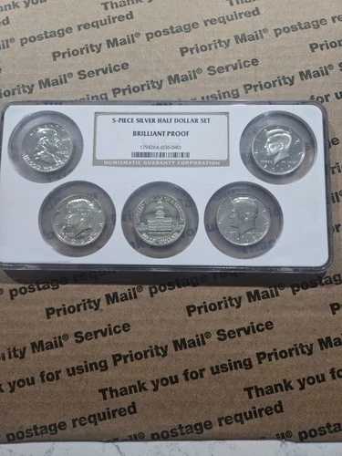 5ピース シルバー ハーフドル セット NGC ケネディ フランクリン シルバー ブリリアント プルーフ