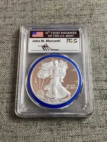 2019 W シルバー イーグル PCGS PR70 FDI マーカンティ エングレーバー コングラーツ お祝いセット ファン 88,935円
