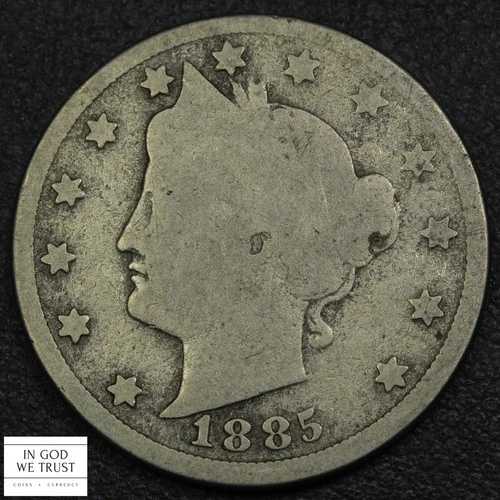 1885 リバティ V ニッケル 5C