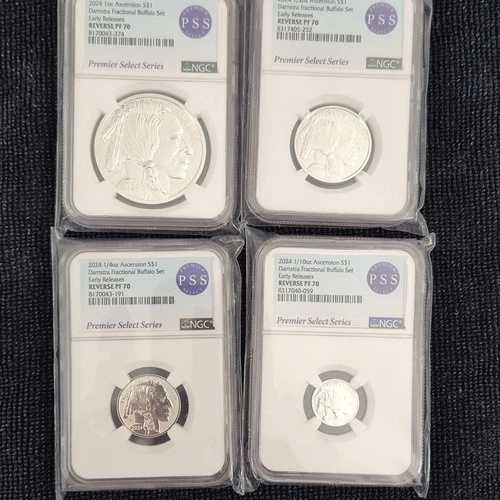 プレミアセレクトシリーズ フラクショナルシルバーバーセット 1.85オンス NGC 2024